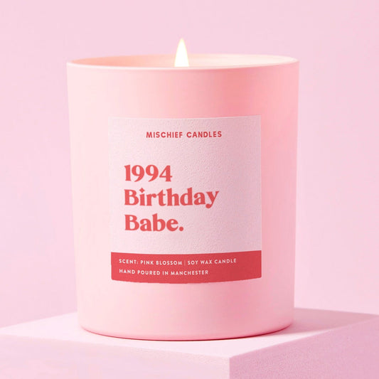 Any Year Birthday Babe Candle
