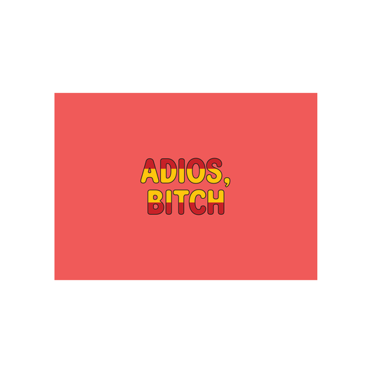 Adios, Bitch (Spanish-themed Goodbye & Good Luck Card)