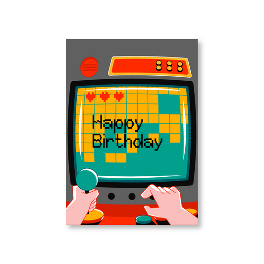 Happy Birthday Card For Gamers