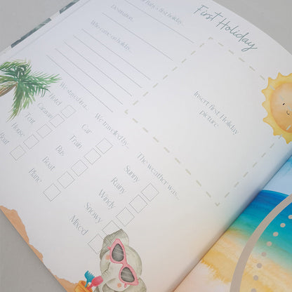 Baby Memory Book - Baby's First Year Milestones