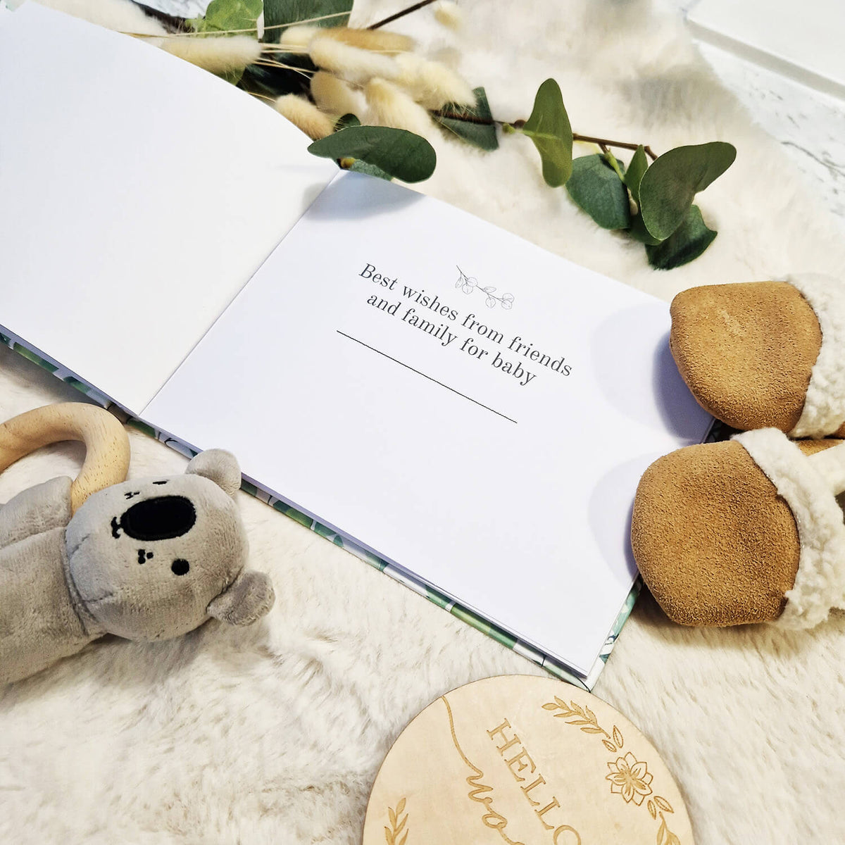 Best Wishes For Baby - Baby Shower Guestbook