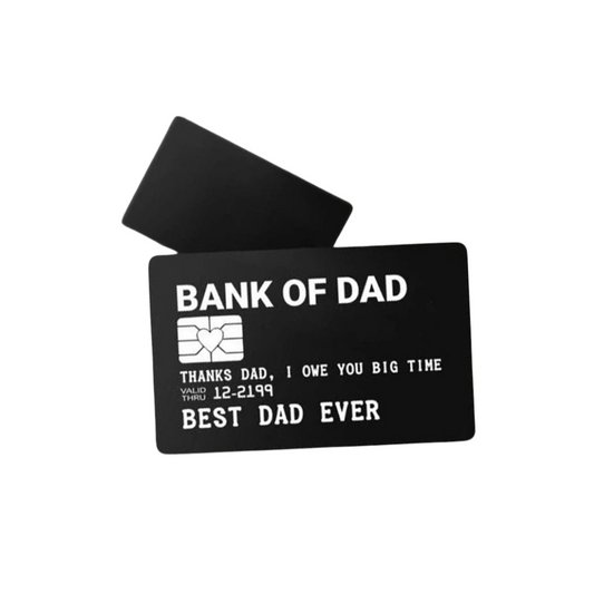 Bank Of Dad (Best Dad Ever) Novelty Credit Card