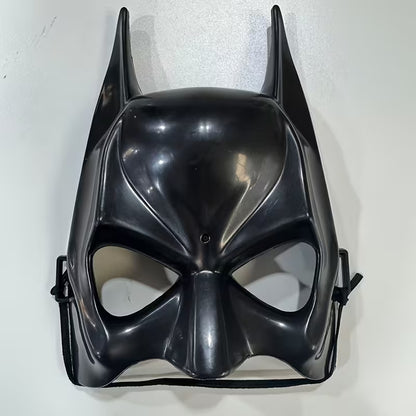 Dark Knight Inspired Superhero Mask – Black Bat Style Fancy Dress Mask