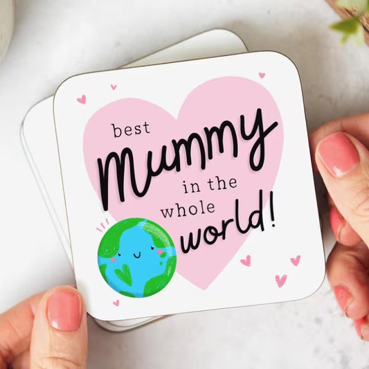 Best Mummy in the World Drinks Coaster