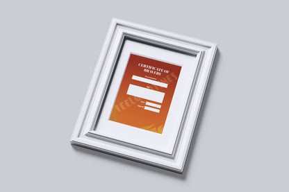 A4 Certificate Of Bravery
