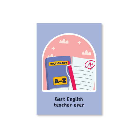 Best Teacher Ever (Multiple Subjects) Thank You Card For Teachers