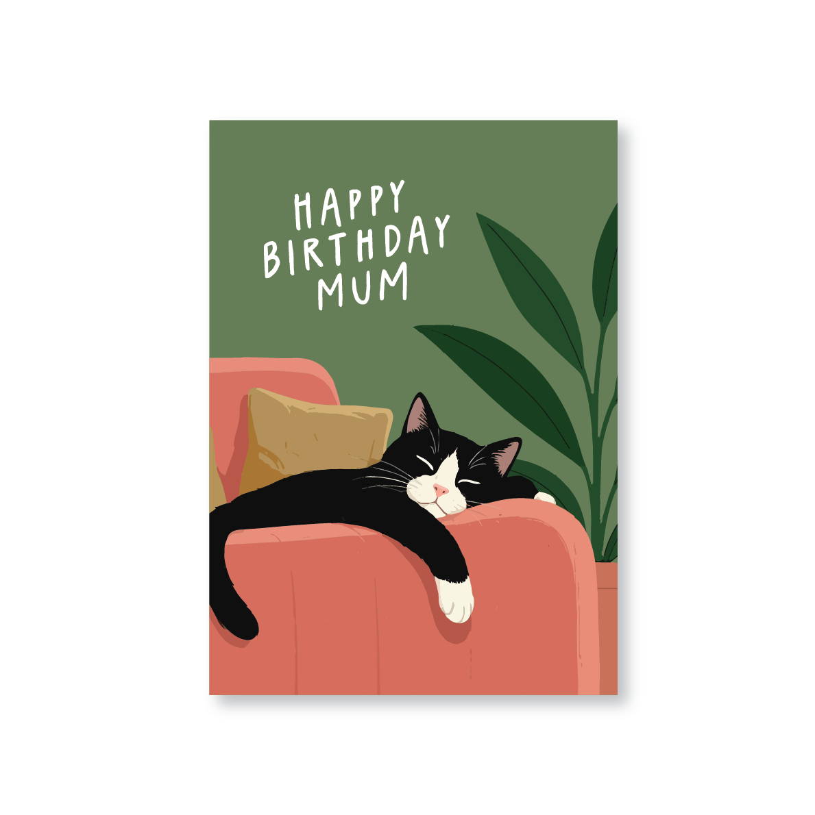 Happy Birthday Mum Cat Birthday Card