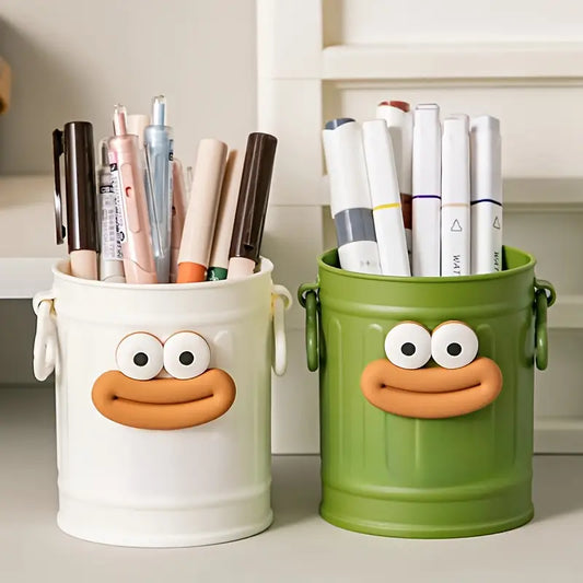Cute Cartoon Face Desk Organiser