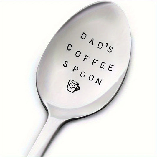 Engraved Dad's Coffee Spoon