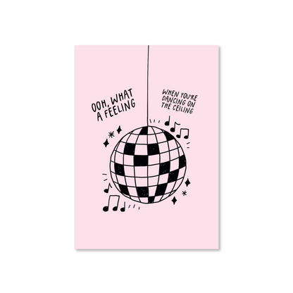 Dancing On The Ceiling Music Print (A5 - A3)