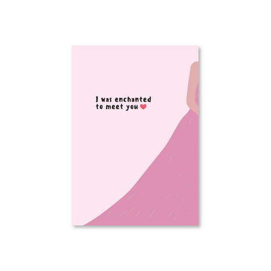 I Was Enchanted To Meet You (Taylor Swift-Inspired) Valentines Day Card