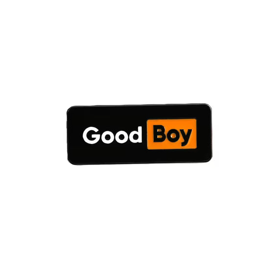 Good Boy X-Rated Pin Badge