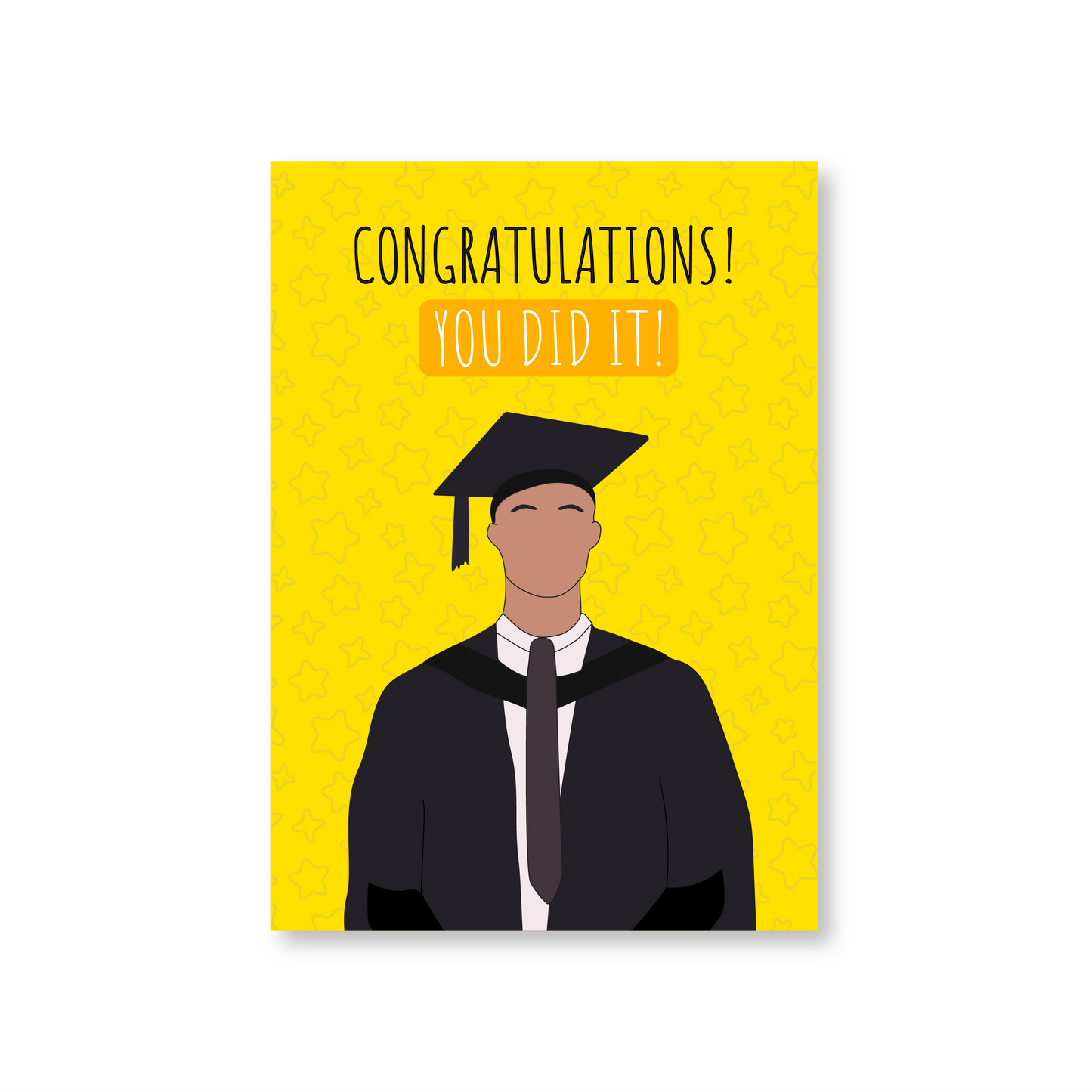 Congratulations! You Did It Graduation Card For Him