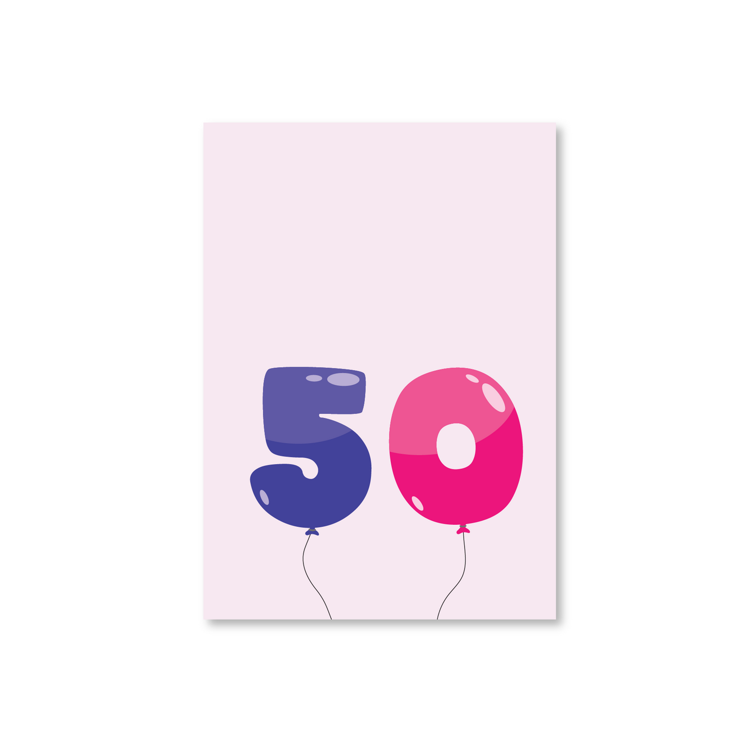 Happy 50th Birthday Card