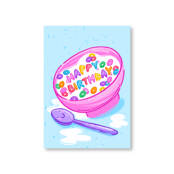 Happy Birthday Cheerios Breakfast Cereal Card – FeelGoodTimes