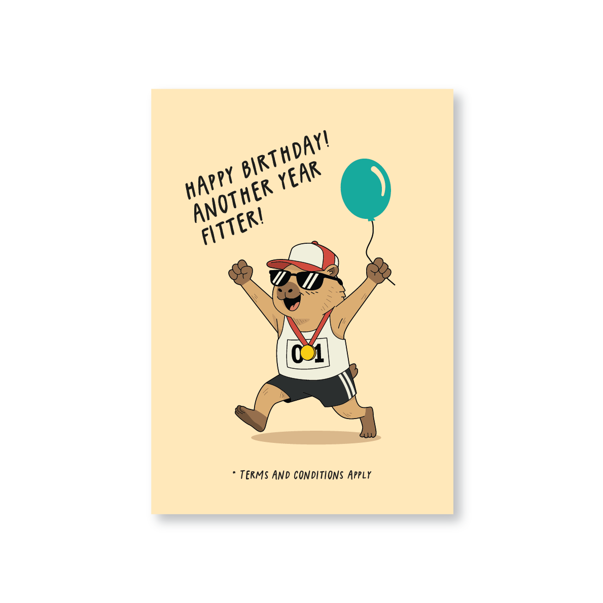 Another Year Fitter* Happy Birthday Card
