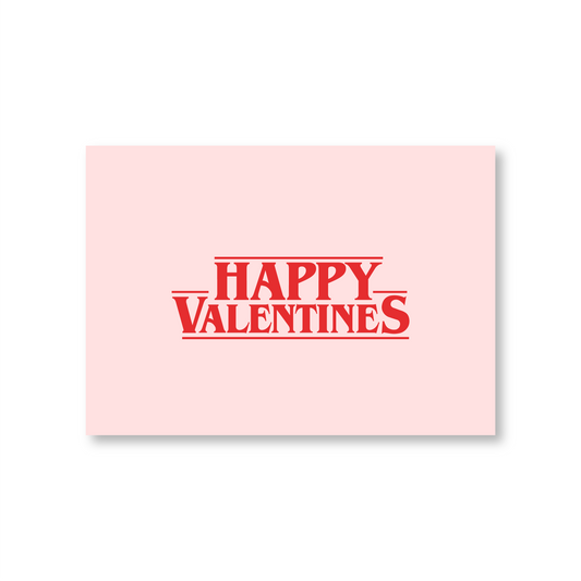 Valentines Day Card (Stranger Things Inspired)