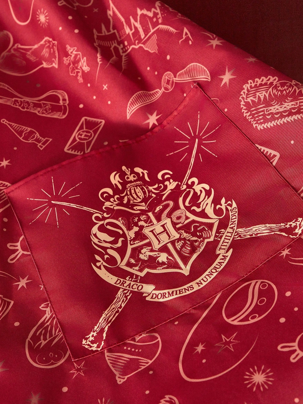 Harry Potter Cooking April in Red/Maroon