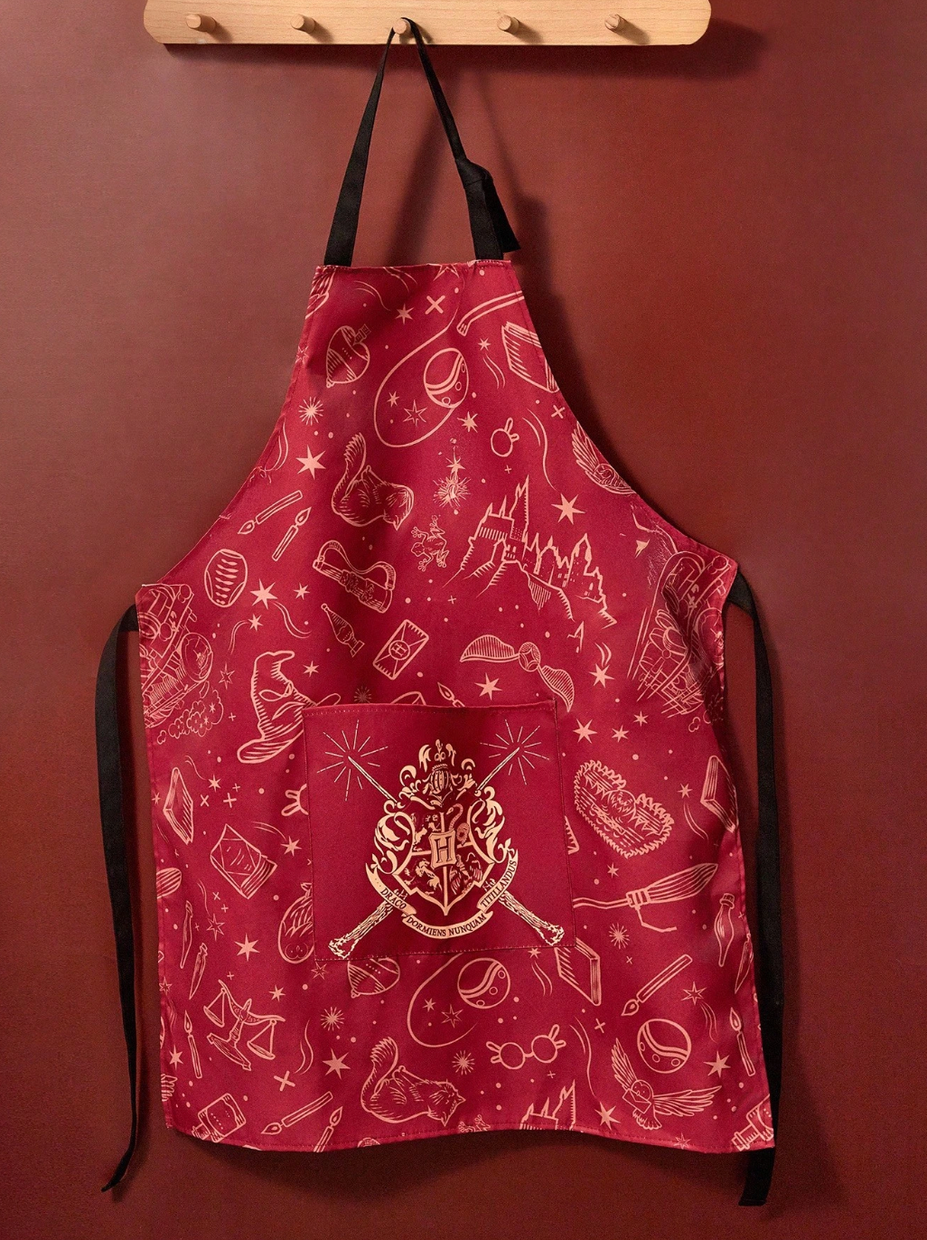 Harry Potter Cooking April in Red/Maroon