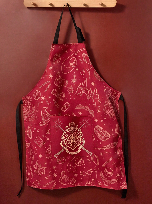 Harry Potter Cooking April in Red/Maroon