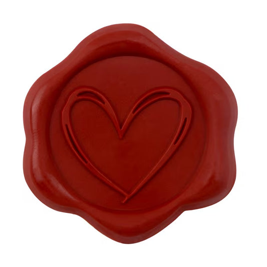 Cute Heart Wax Envelope Seal Sticker