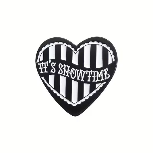It's Showtime Heart Pin Badge