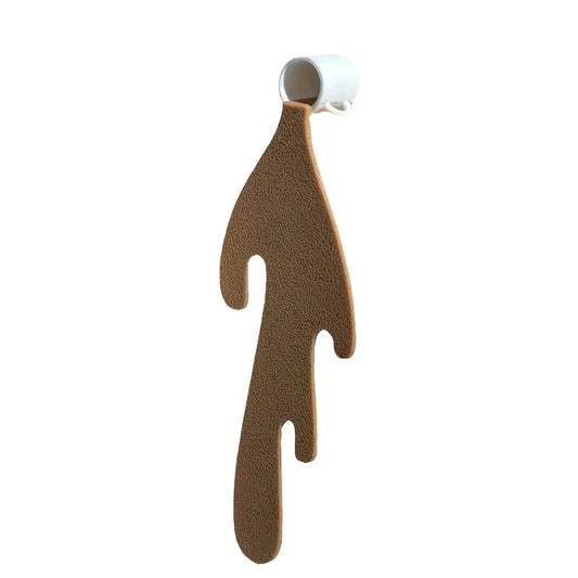 Leather Spilled Coffee Cup Bookmark