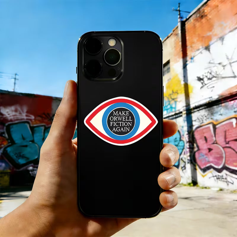 Make Orwell Fiction Again Vinyl Sticker