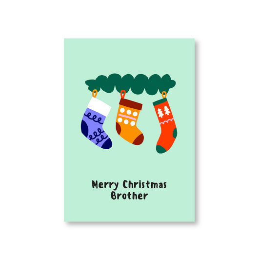 Merry Christmas Brother (Christmas Card For Brothers)