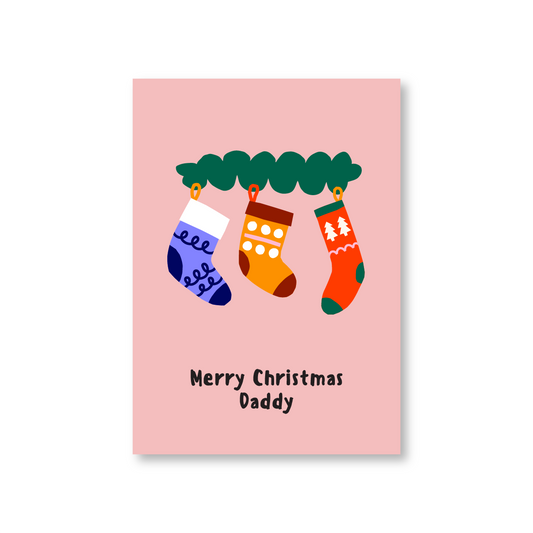 Merry Christmas Daddy (Christmas Card For Dad)