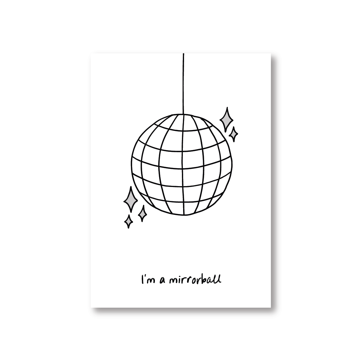 I'm A Mirrorball Taylor Swift-Inspired Poster