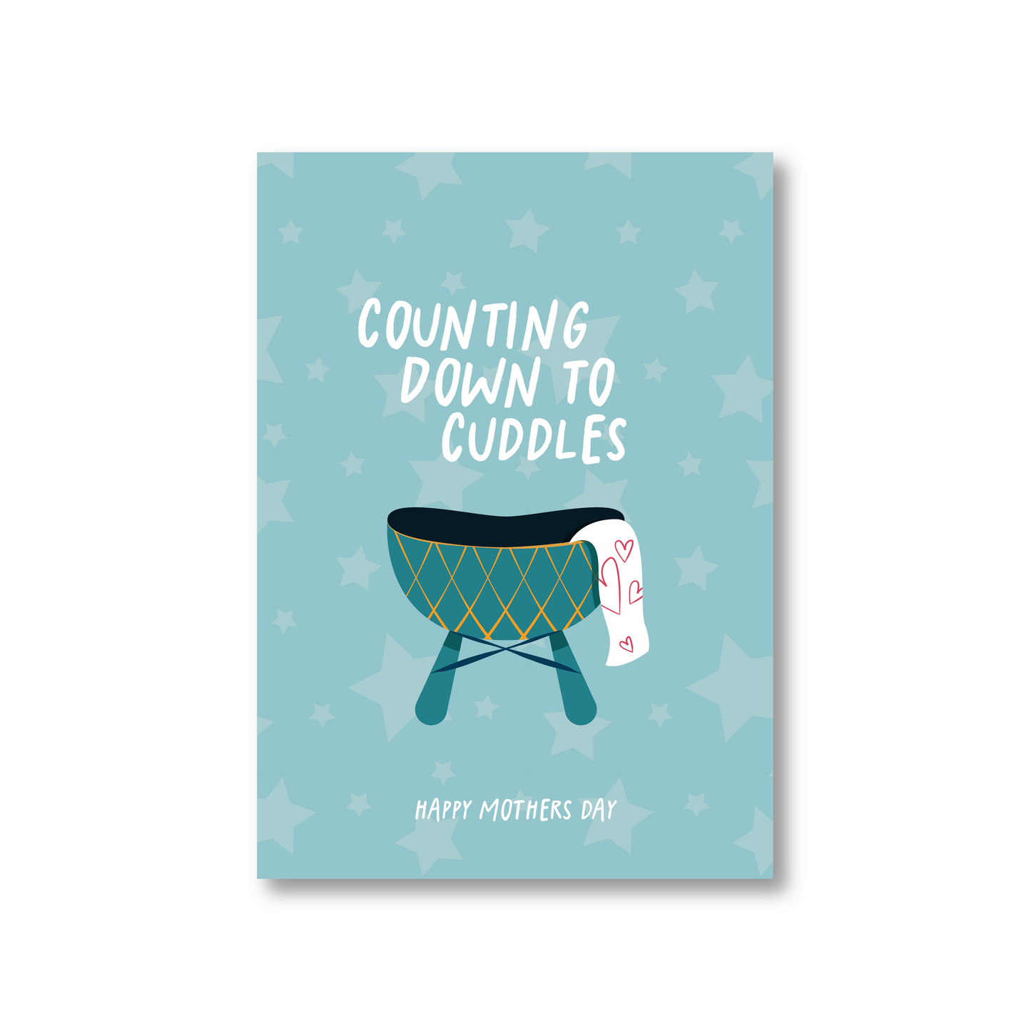 Counting Down to Cuddles Mothers to be Mothers Day Card