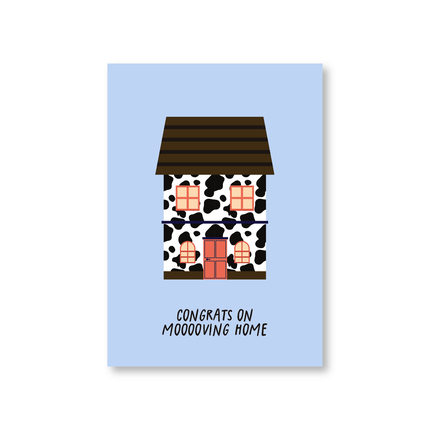 Congrats on Moooving Home (New Home Card)