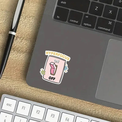 Hyperfocus On/Off Sticker