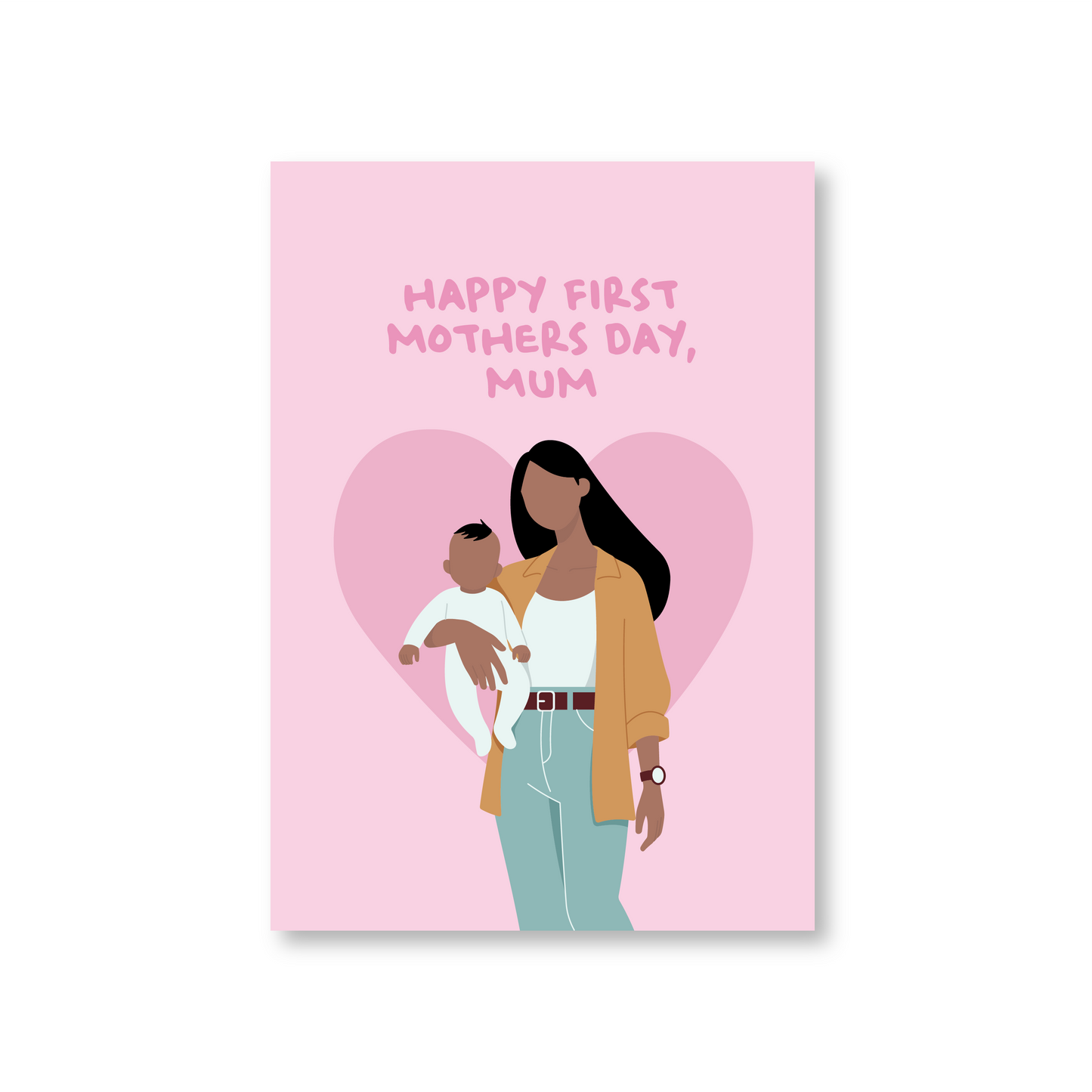 Happy First Mothers Day Card (Personalised)