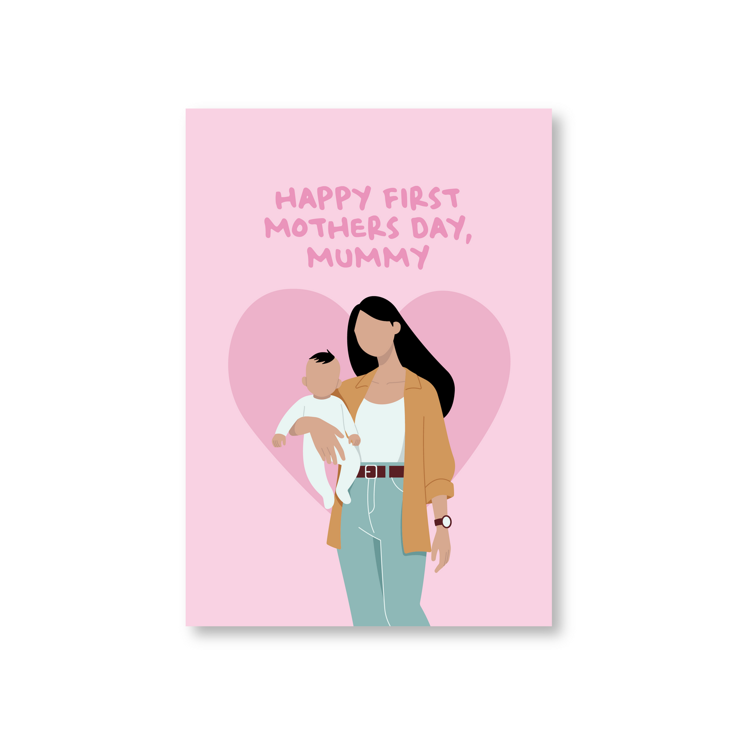 Happy First Mothers Day Card (Personalised)