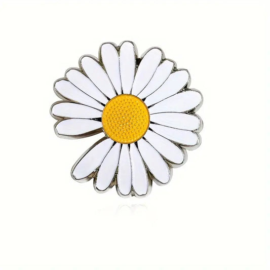 Cute Small Daisy Pin Badge