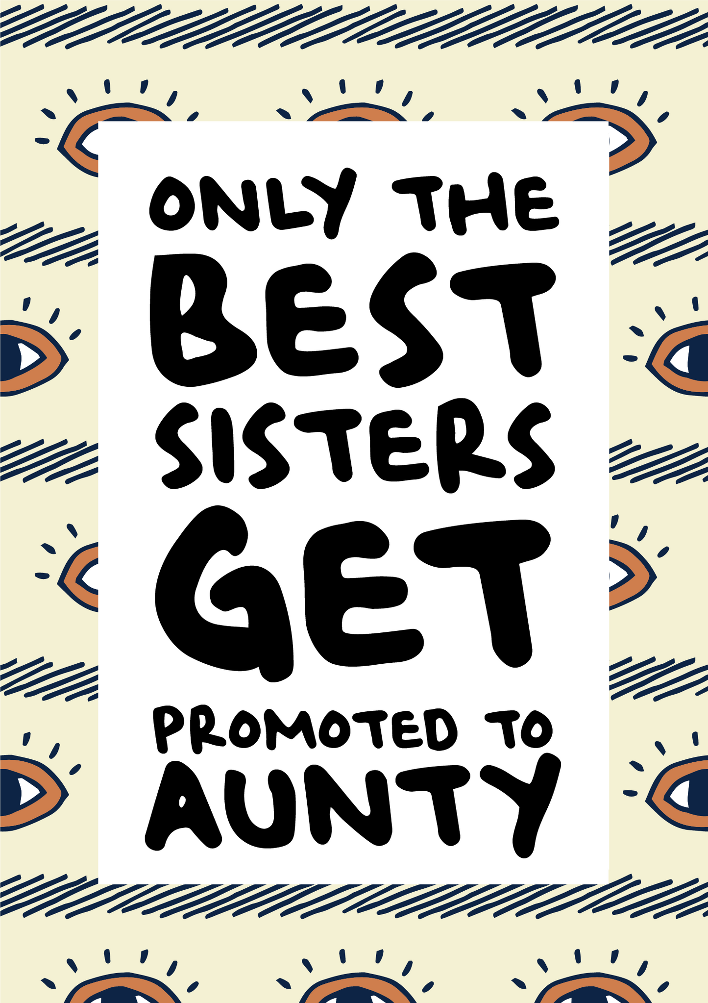 Only The Best Sisters Get Promoted To Aunty (Pregnancy Announcement Wine Bottle Label) A6