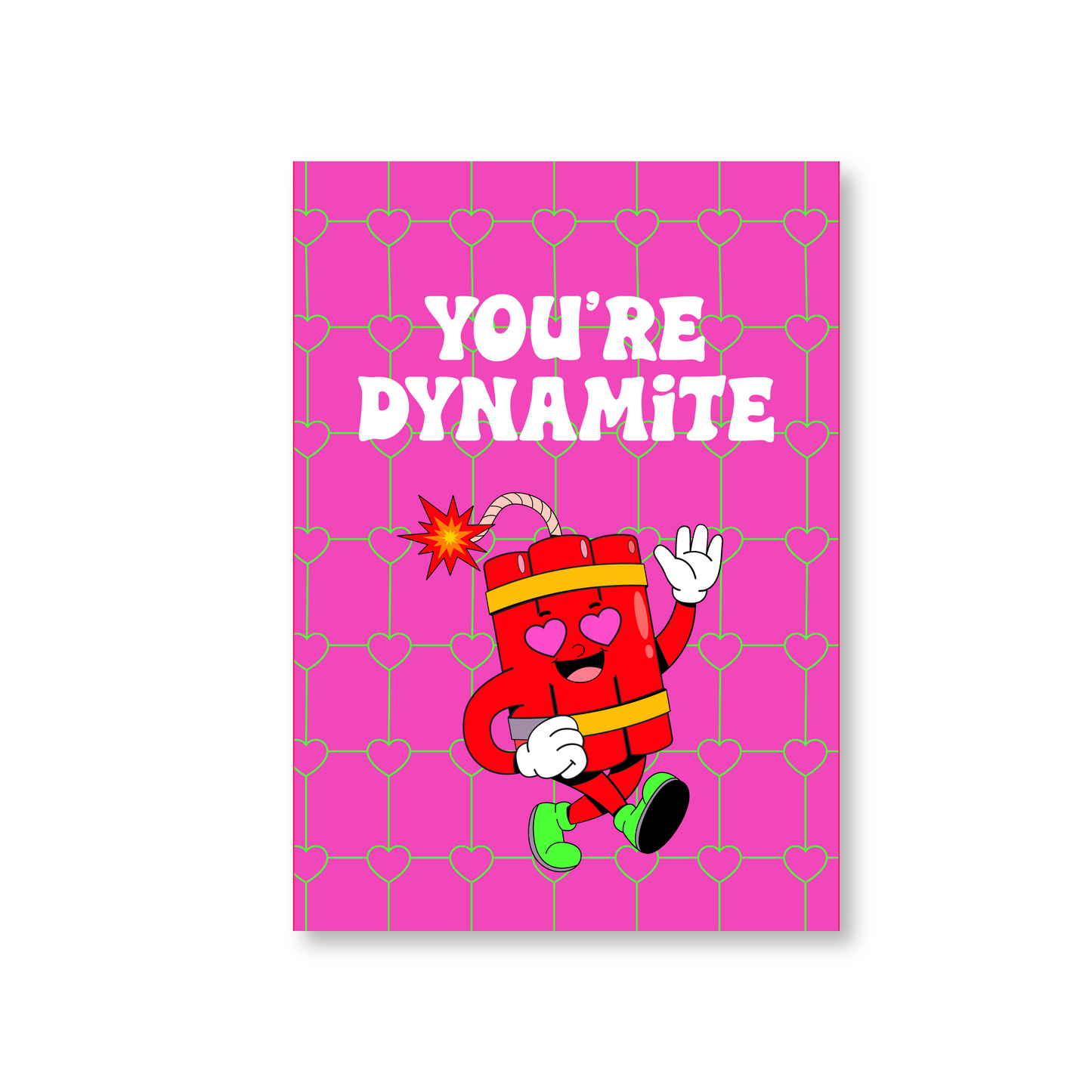You're Dynamite (Retro Valentines Day Card)