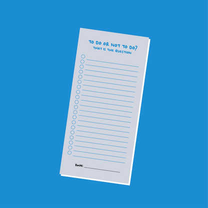 To Do Or Not To Do? (To Do List Desk Pad) 210mm x 90mm