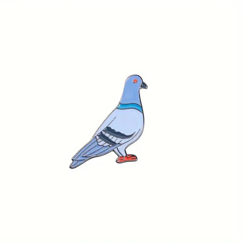 Charming Pigeon Pin Badge