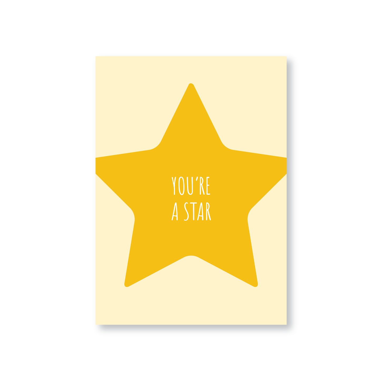 You're a Star (Thank You or Well Done Card)