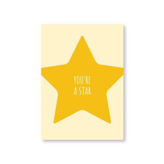 You're a Star (Thank You or Well Done Card)