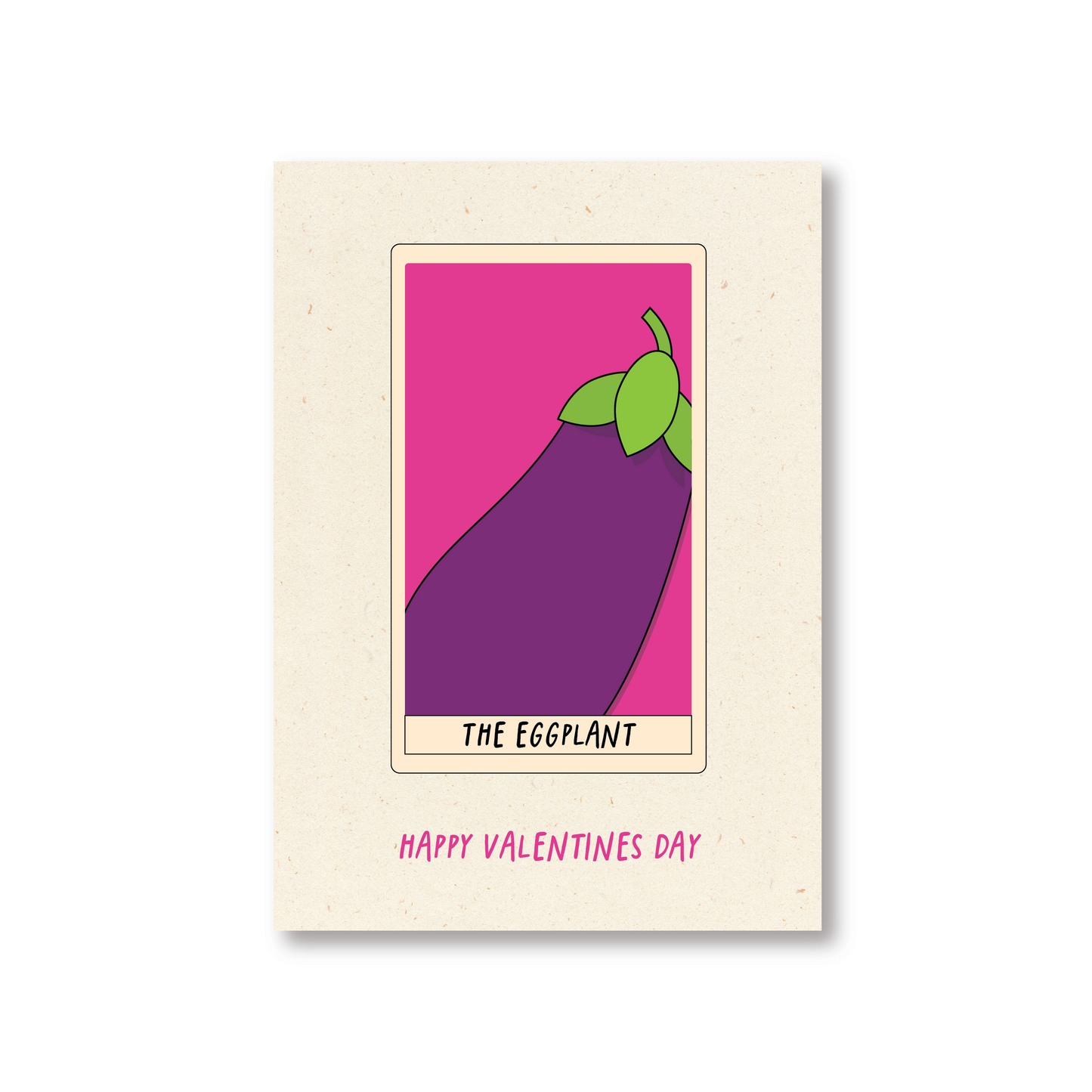 The Eggplant Tarot-inspired Cheeky Valentines Day Card