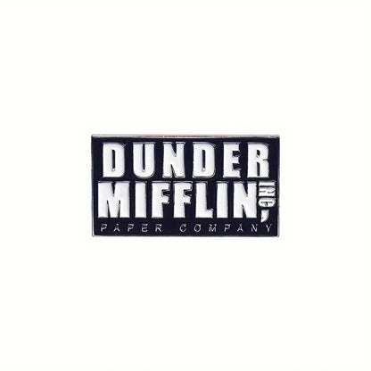 The Office Dunder Mifflin Paper Co Pin Badge