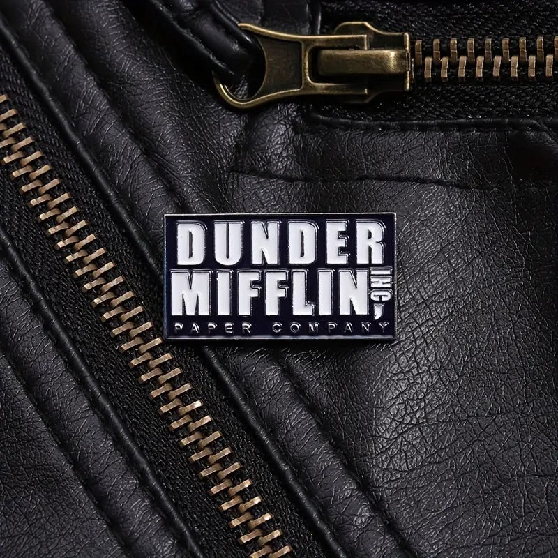 The Office Dunder Mifflin Paper Co Pin Badge