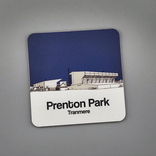 Tranmere Rovers FC coaster of Prenton Park