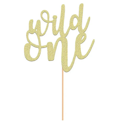 Wild One Children's Birthday Cake Topper