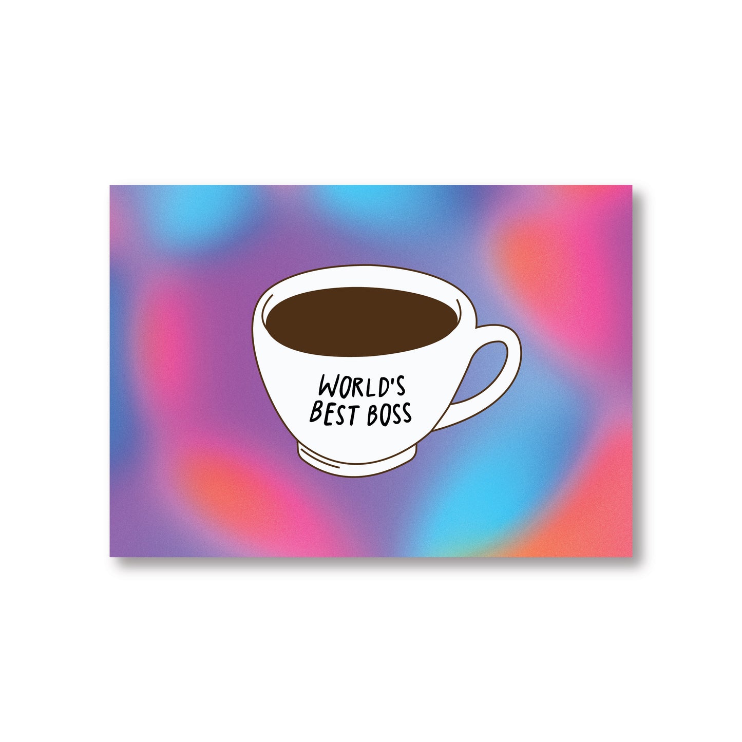 World's Best Boss Greetings Card