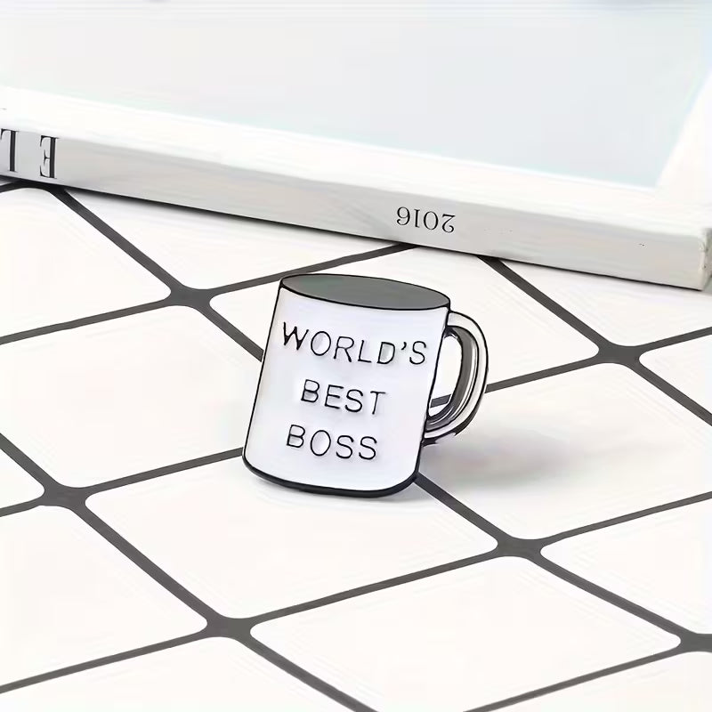 World's Best Boss Pin Badge